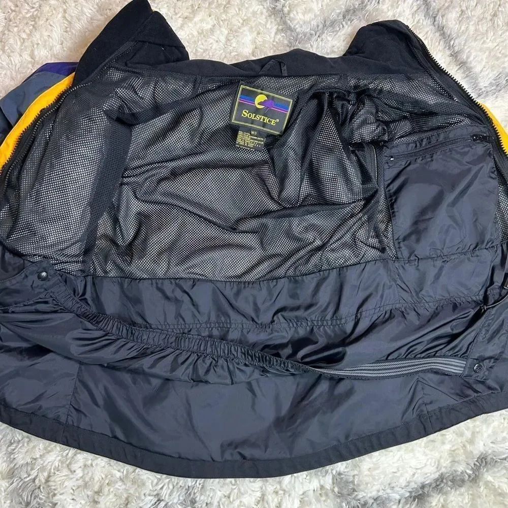 Solstice Men's Purple, Black, and Gray Ski Jacket